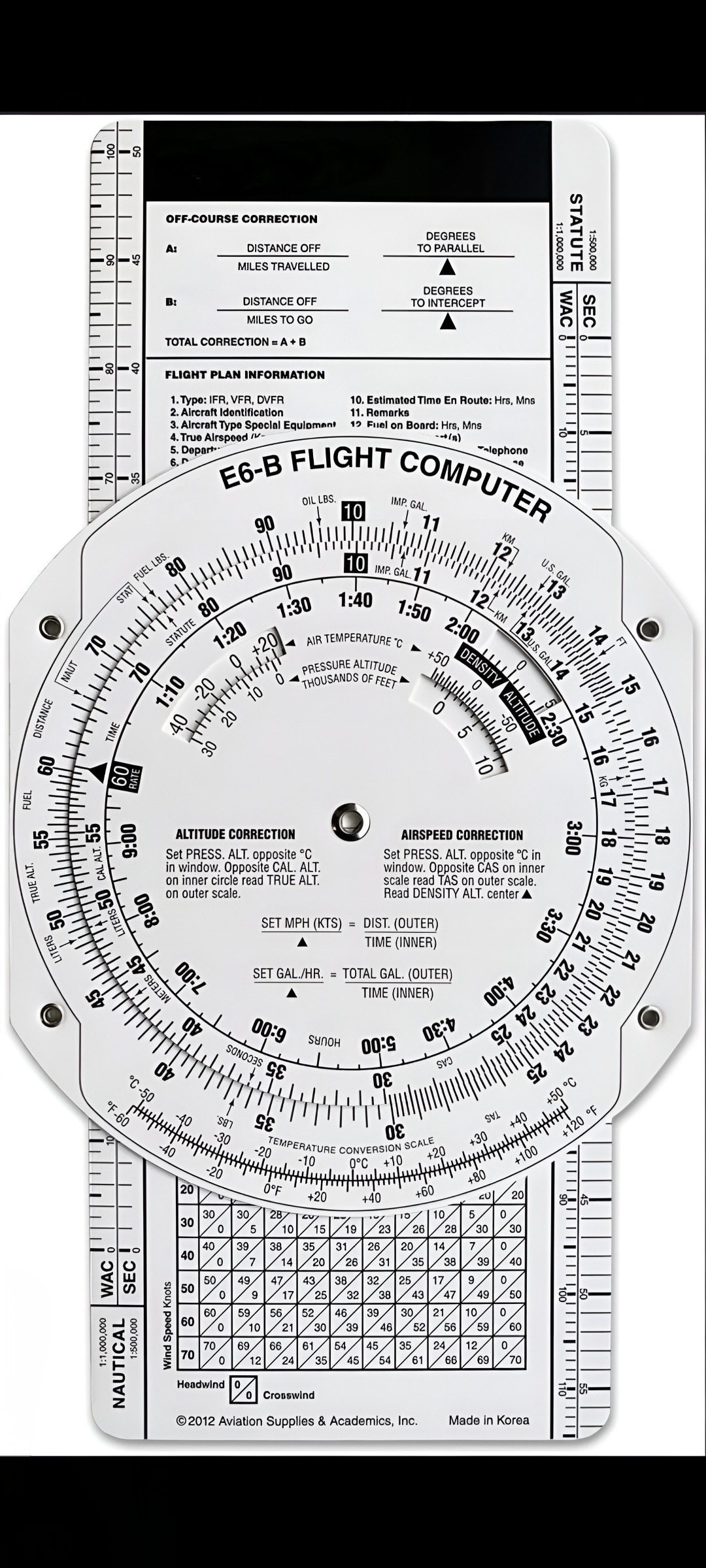 Analog E6B Computer