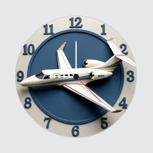 Jet Engine Clock