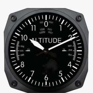 Altimeter Wall Clock